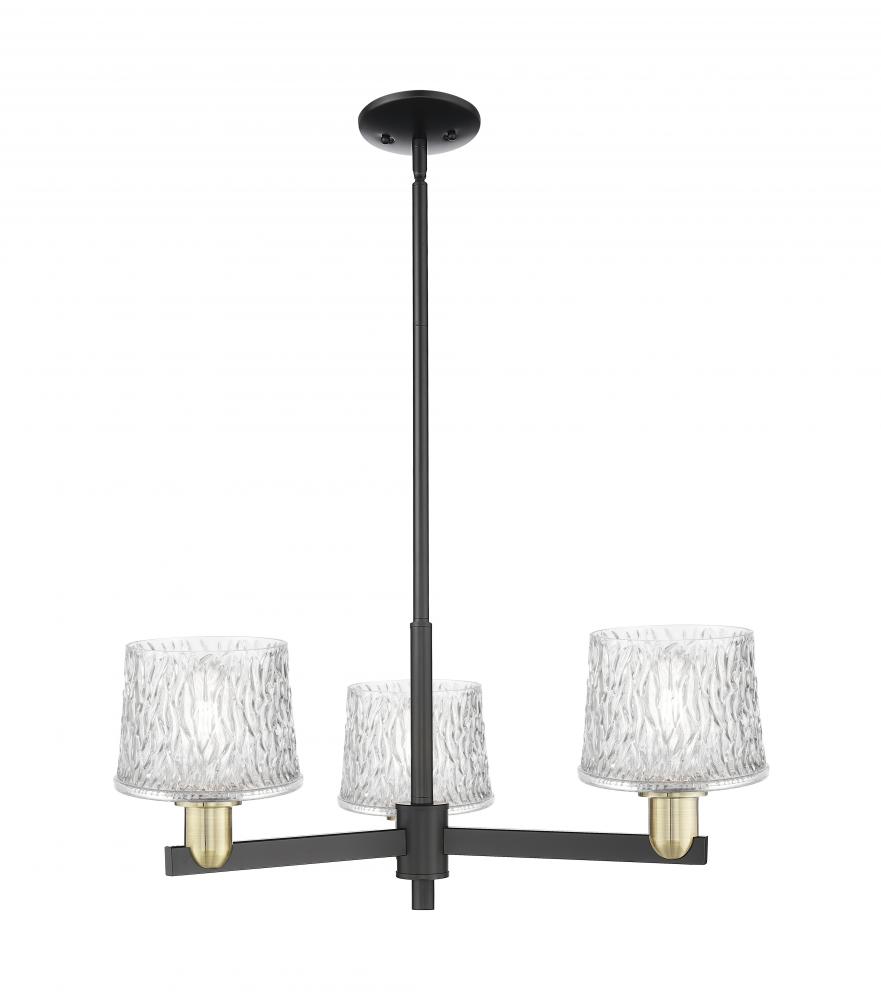 Niagara - 3 Light - 28 inch - Black Antique Brass - Stem hung - Pendant