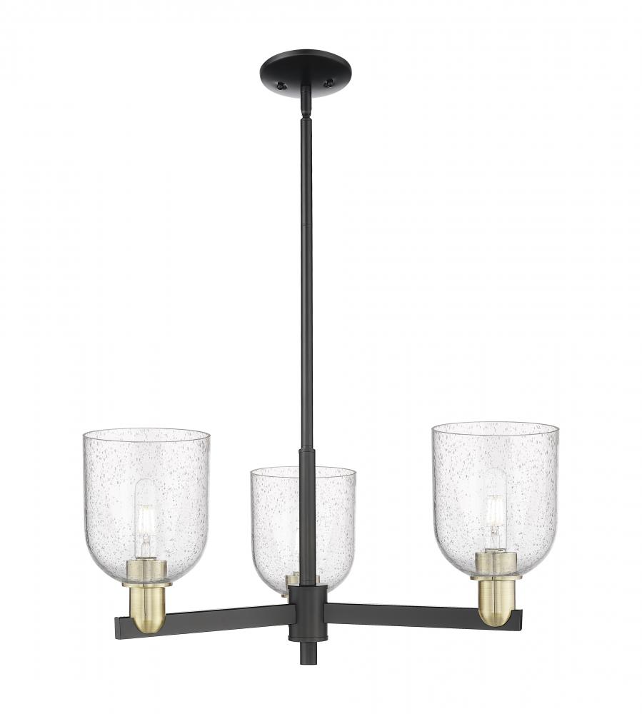 Bella - 3 Light - 27 inch - Black Antique Brass - Stem hung - Pendant