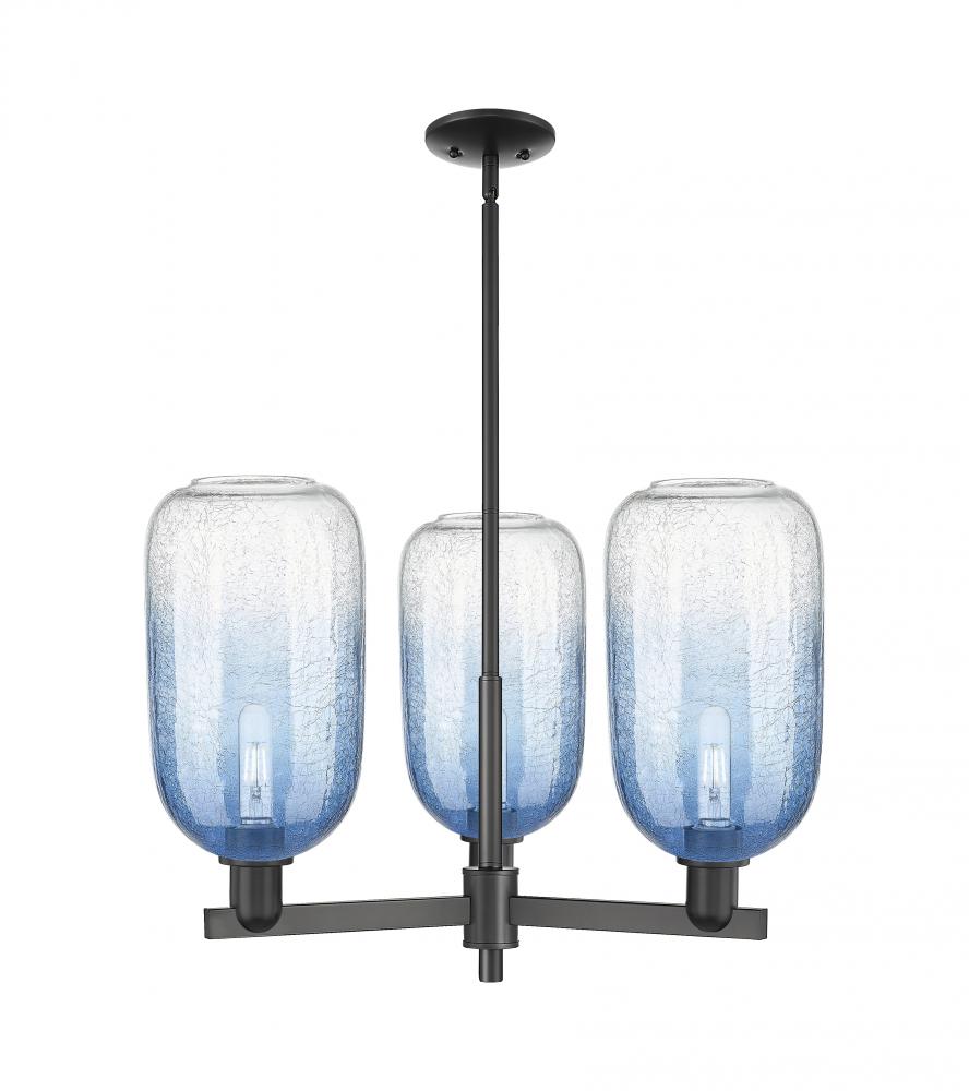 Brookhaven Cloche - 3 Light - 18 inch - Matte Black - Pendant