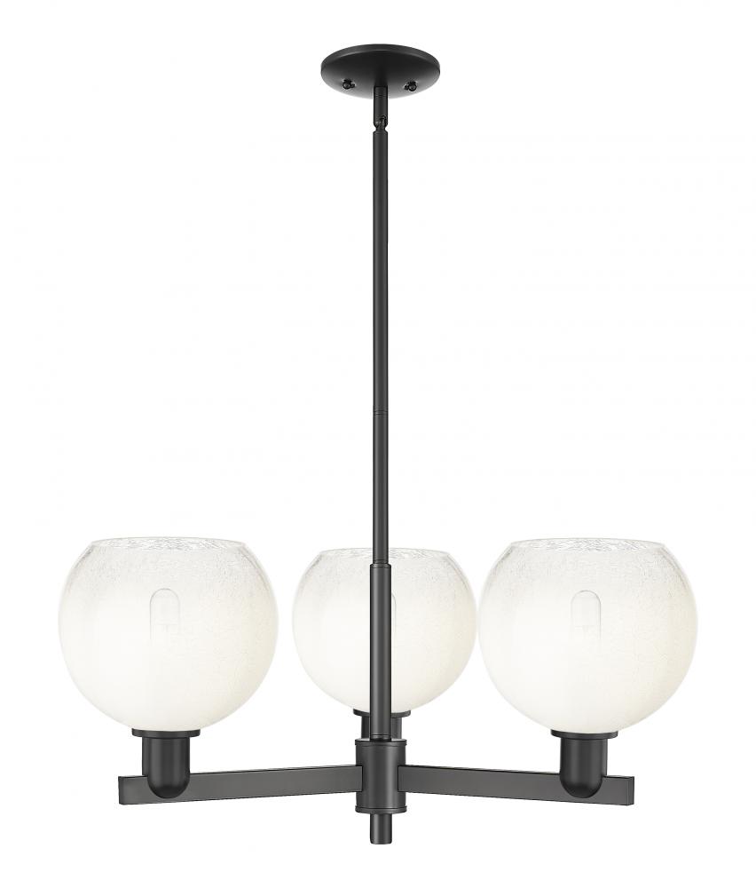 Brookhaven Globe - 3 Light - 18 inch - Matte Black - Pendant
