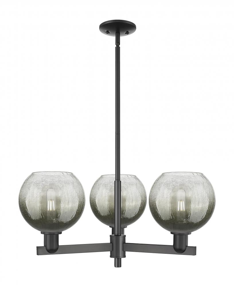 Brookhaven Globe - 3 Light - 18 inch - Matte Black - Pendant