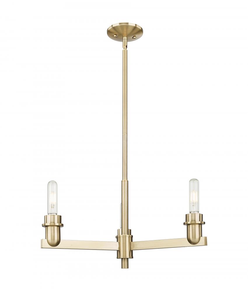 Arcadia - 3 Light - 24 inch - Champagne Bronze - Pendant