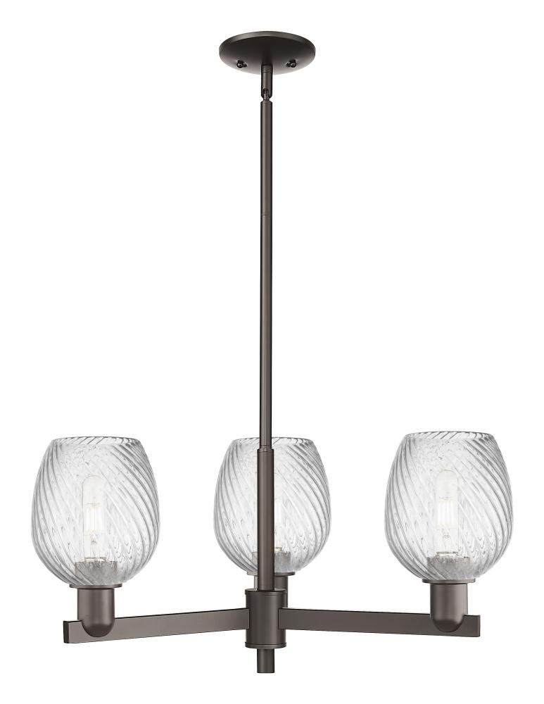 Salina - 3 Light - 28 inch - Oil Rubbed Bronze - Stem hung - Pendant