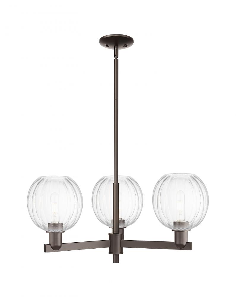 Preston Globe - 3 Light - 18 inch - Oil Rubbed Bronze - Pendant