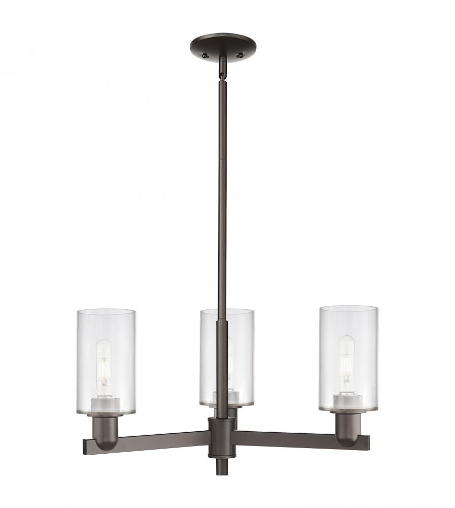 Clymer - 3 Light - 26 inch - Oil Rubbed Bronze - Stem hung - Pendant