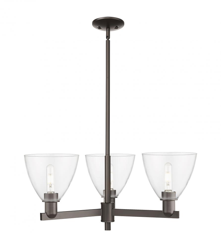 Bristol - 3 Light - 29 inch - Oil Rubbed Bronze - Stem hung - Pendant