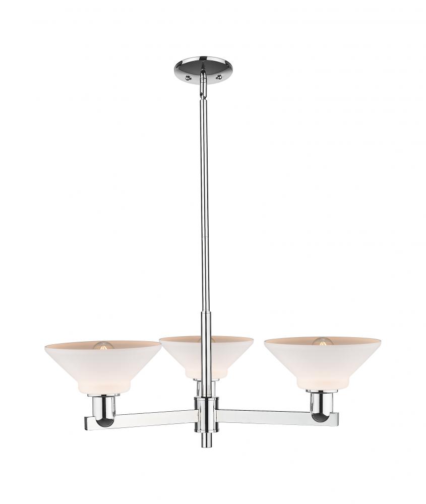 Orwell - 3 Light - 30 inch - Polished Chrome - Stem hung - Pendant