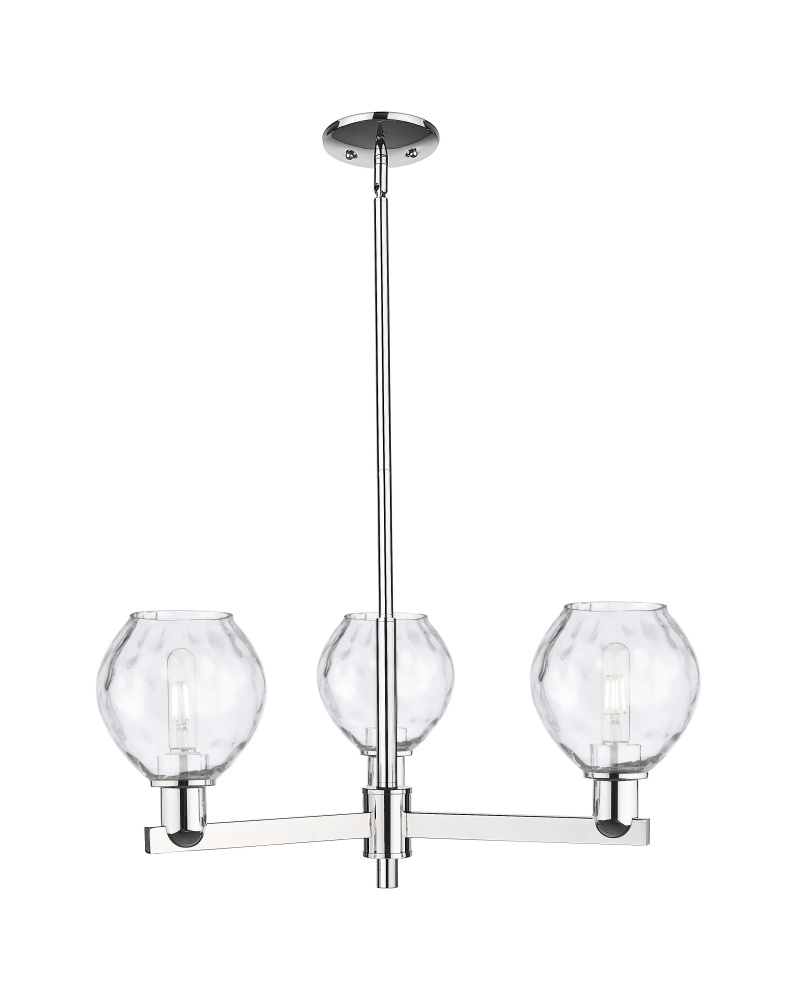 Waverly - 3 Light - 28 inch - Polished Chrome - Stem hung - Pendant