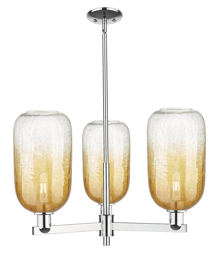 Brookhaven Cloche - 3 Light - 18 inch - Polished Chrome - Pendant