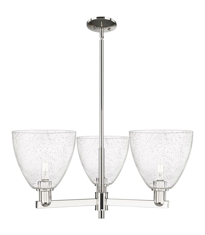 Bristol - 3 Light - 31 inch - Polished Nickel - Stem hung - Pendant
