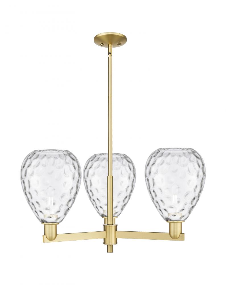 Waverly - 3 Light - 30 inch - Satin Gold - Stem hung - Pendant