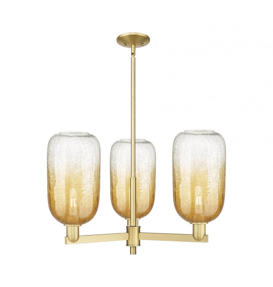 Brookhaven Cloche - 3 Light - 18 inch - Satin Gold - Pendant