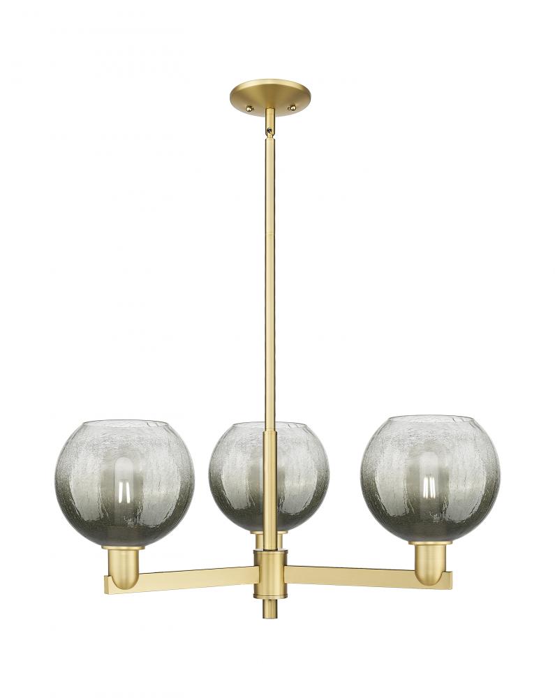 Brookhaven Globe - 3 Light - 18 inch - Satin Gold - Pendant