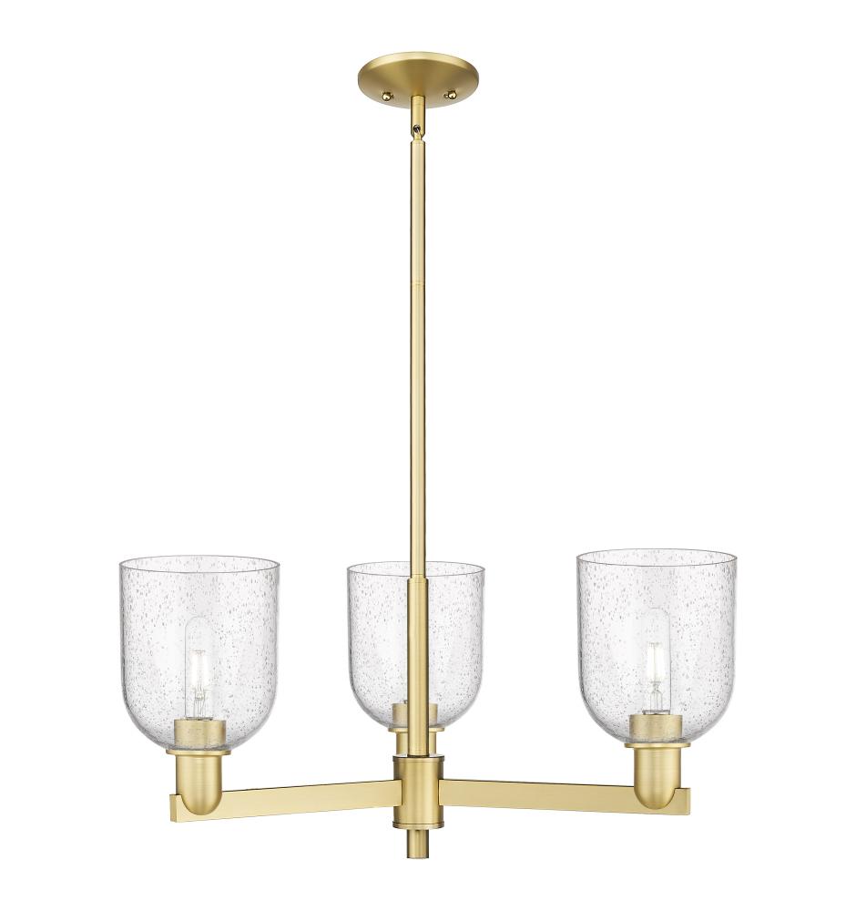 Bella - 3 Light - 27 inch - Satin Gold - Stem hung - Pendant