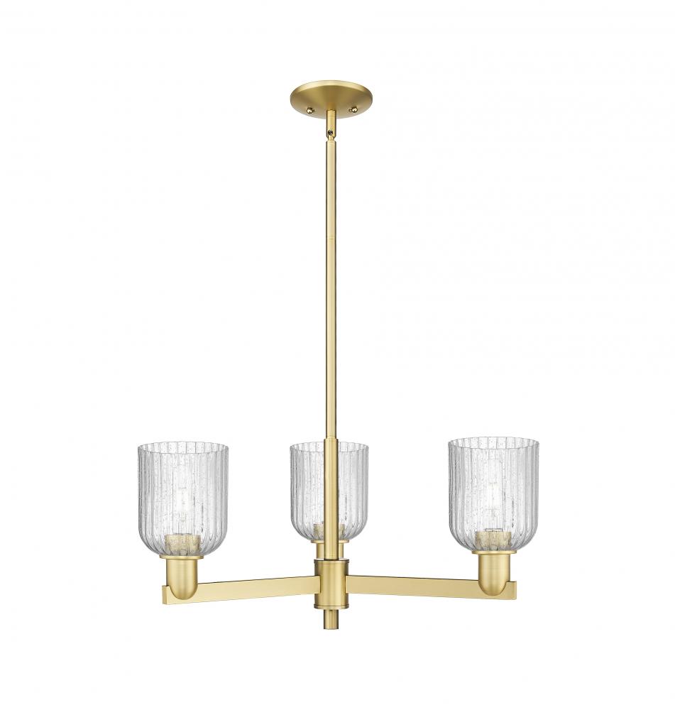 Bridal Veil - 3 Light - 18 inch - Satin Gold - Pendant