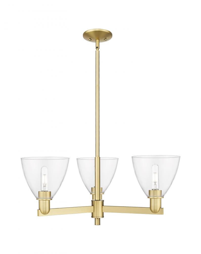 Bristol - 3 Light - 29 inch - Satin Gold - Stem hung - Pendant