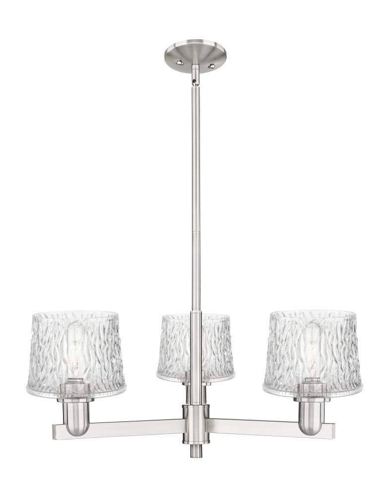 Niagara - 3 Light - 28 inch - Satin Nickel - Stem hung - Pendant