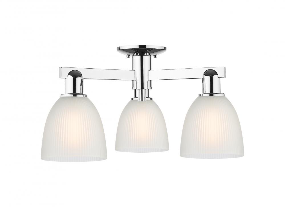 Castile - 3 Light - 24 inch - Polished Chrome - Semi-Flush Mount