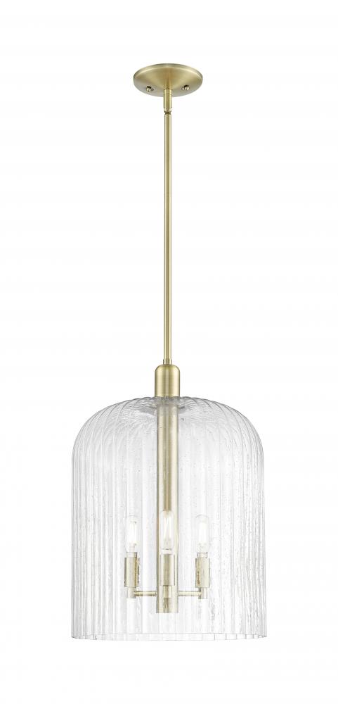Bridal Veil - 1 Light - 12 inch - Antique Brass - Mini Pendant