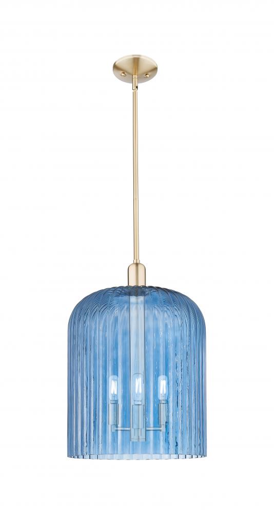 Bridal Veil - 1 Light - 12 inch - Champagne Bronze - Mini Pendant