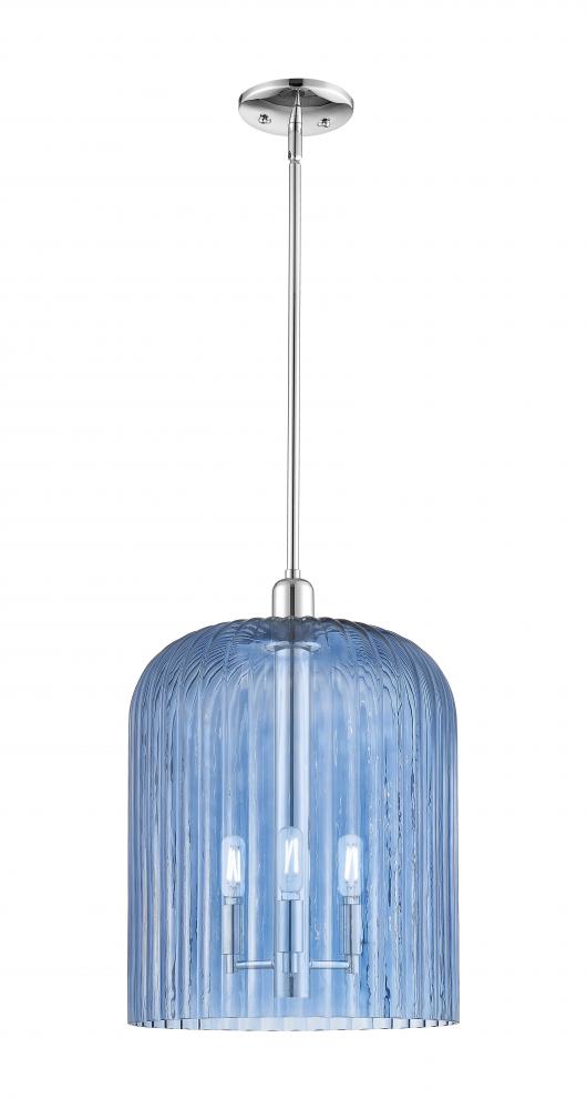 Bridal Veil - 1 Light - 12 inch - Polished Chrome - Mini Pendant