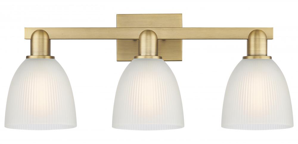 Castile - 3 Light - 25 inch - Brushed Brass - Bath Vanity Light
