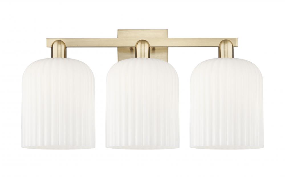 Bridal Veil - 3 Light - 27 inch - Champagne Bronze - Bath Vanity Light