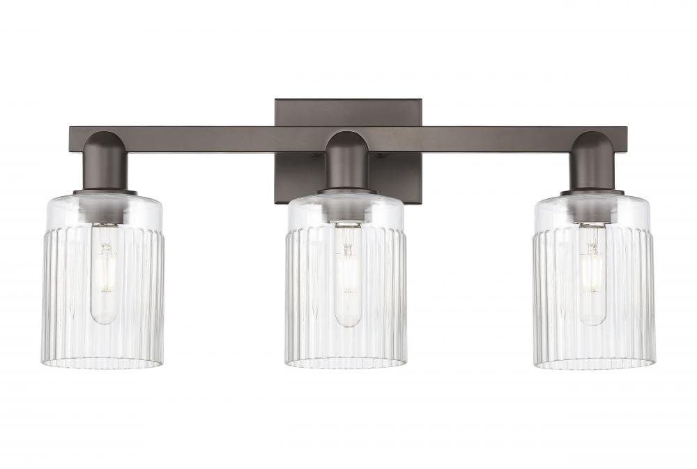 Hadley - 3 Light - 24 inch - Oil Rubbed Bronze - Bath Vanity Light