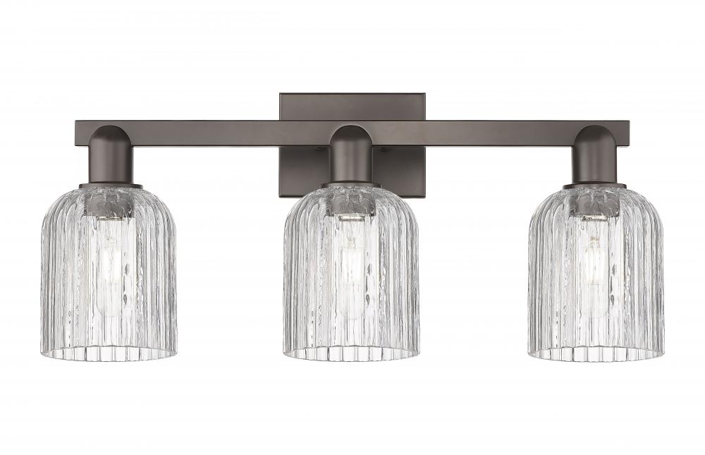 Bridal Veil - 3 Light - 26 inch - Oil Rubbed Bronze - Bath Vanity Light