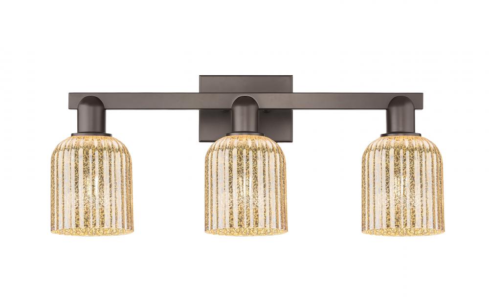 Bridal Veil - 3 Light - 26 inch - Oil Rubbed Bronze - Bath Vanity Light