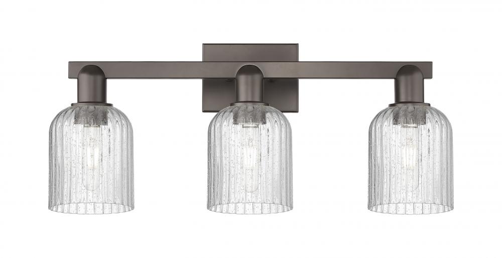 Bridal Veil - 3 Light - 26 inch - Oil Rubbed Bronze - Bath Vanity Light
