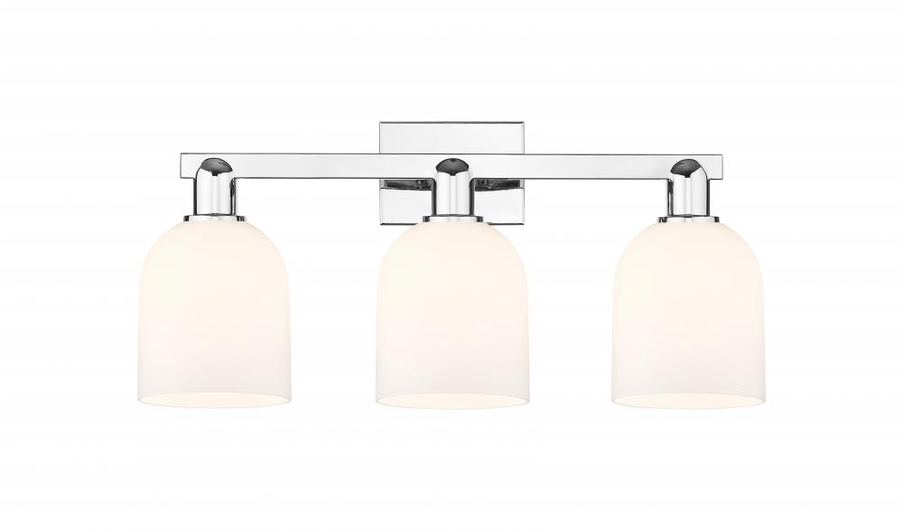Bella - 3 Light - 25 inch - Polished Chrome - Bath Vanity Light