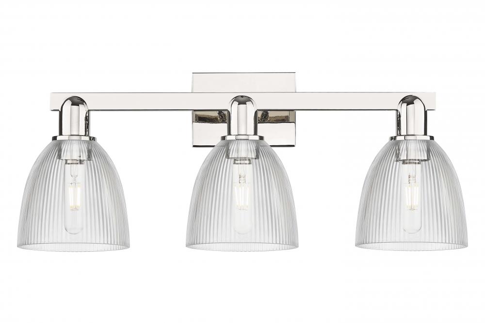 Castile - 3 Light - 25 inch - Polished Nickel - Bath Vanity Light