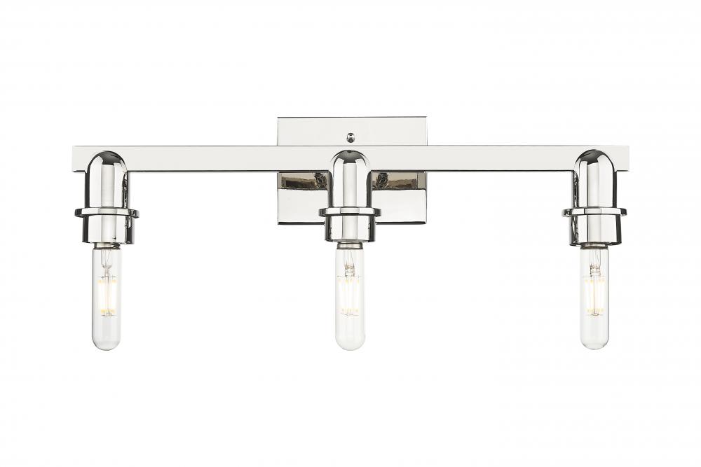 Arcadia - 3 Light - 22 inch - Brushed Polished Nickel - Bath Vanity Light