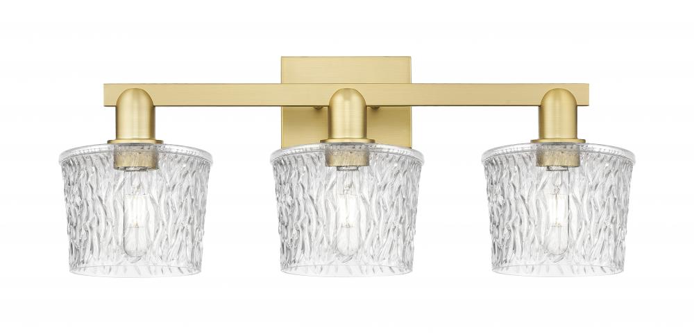 Niagara - 3 Light - 26 inch - Satin Gold - Bath Vanity Light