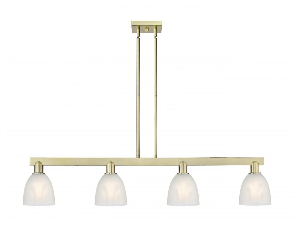Castile - 4 Light - 49 inch - Antique Brass - Stem hung - Island Light
