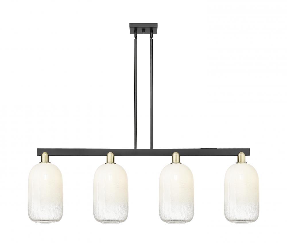 Brookhaven Cloche - 4 Light - 48 inch - Black Antique Brass - Stem hung - Island Light