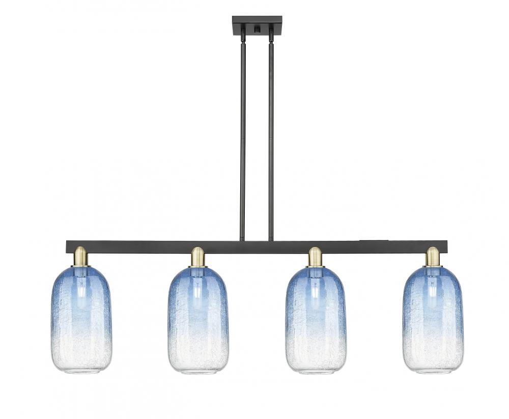 Brookhaven Cloche - 4 Light - 48 inch - Black Antique Brass - Stem hung - Island Light