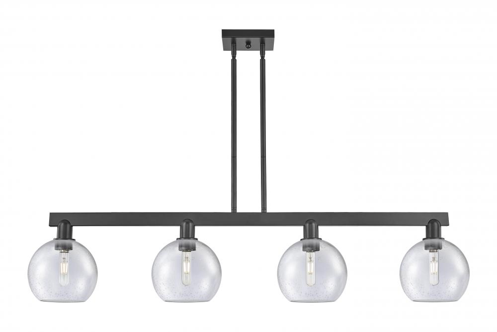 Athens - 4 Light - 51 inch - Matte Black - Stem hung - Island Light