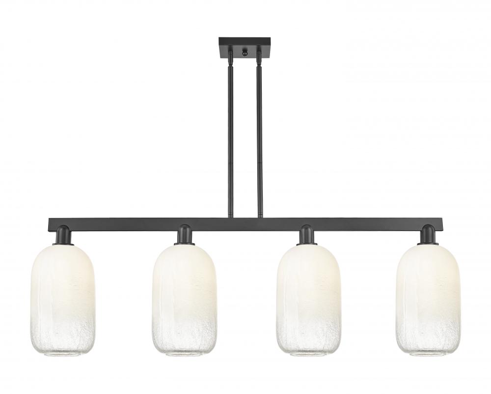Brookhaven Cloche - 4 Light - 48 inch - Matte Black - Stem hung - Island Light
