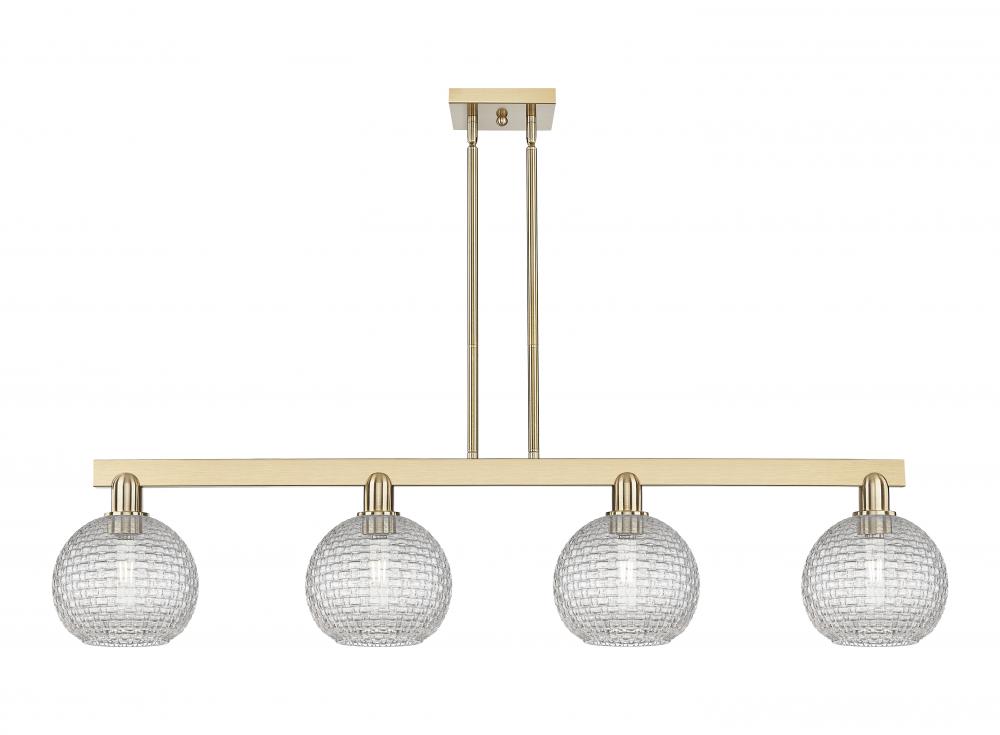 Athens - 4 Light - 51 inch - Champagne Bronze - Stem hung - Island Light