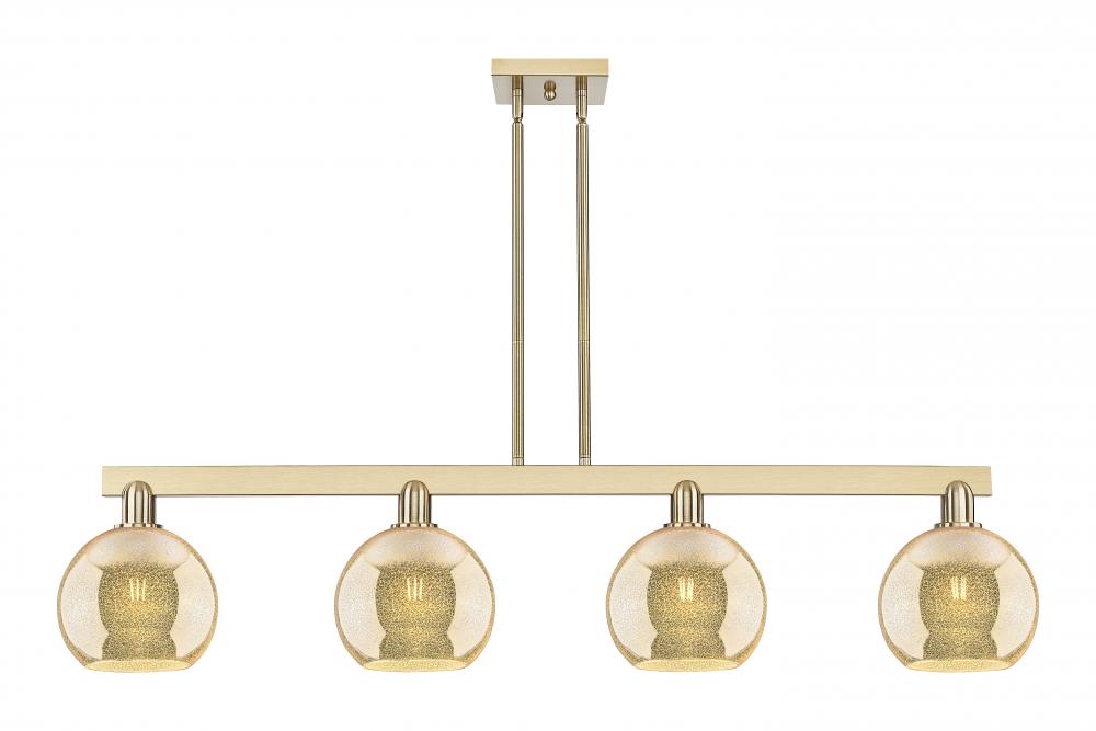 Athens - 4 Light - 51 inch - Champagne Bronze - Stem hung - Island Light