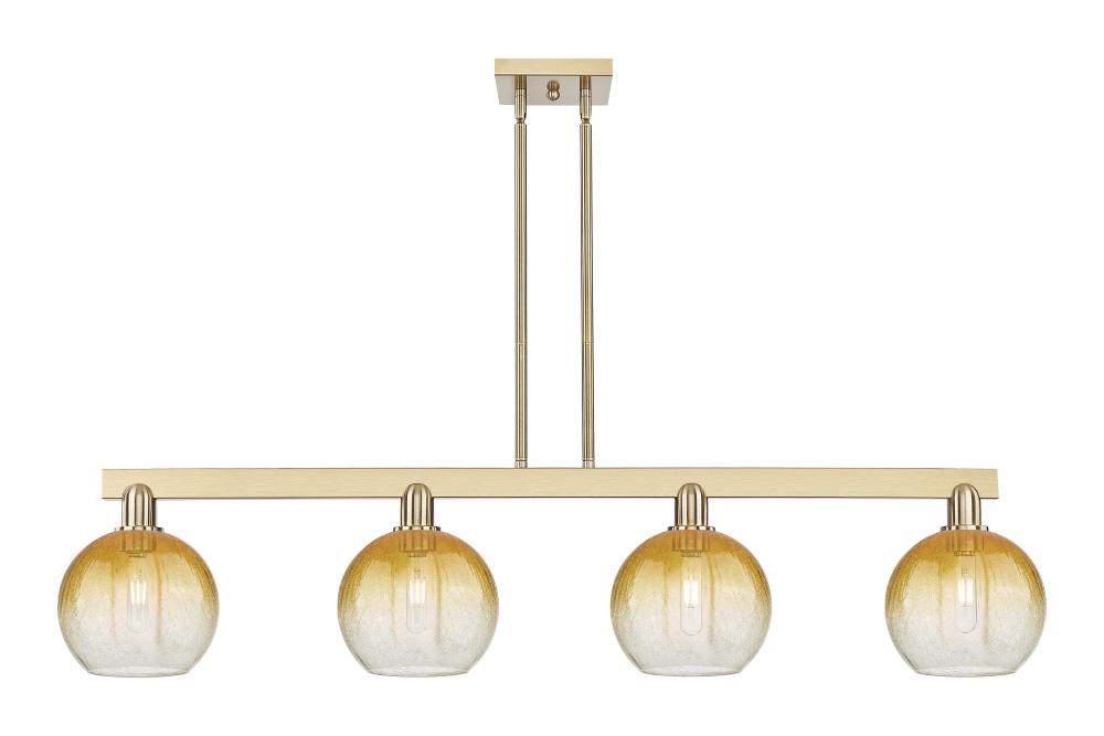 Brookhaven Globe - 4 Light - 48 inch - Champagne Bronze - Stem hung - Island Light