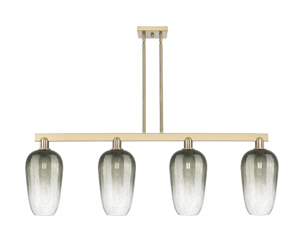 Brookhaven Flute - 4 Light - 48 inch - Champagne Bronze - Stem hung - Island Light