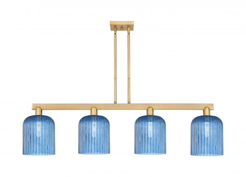 Bridal Veil - 4 Light - 51 inch - Champagne Bronze - Stem hung - Island Light