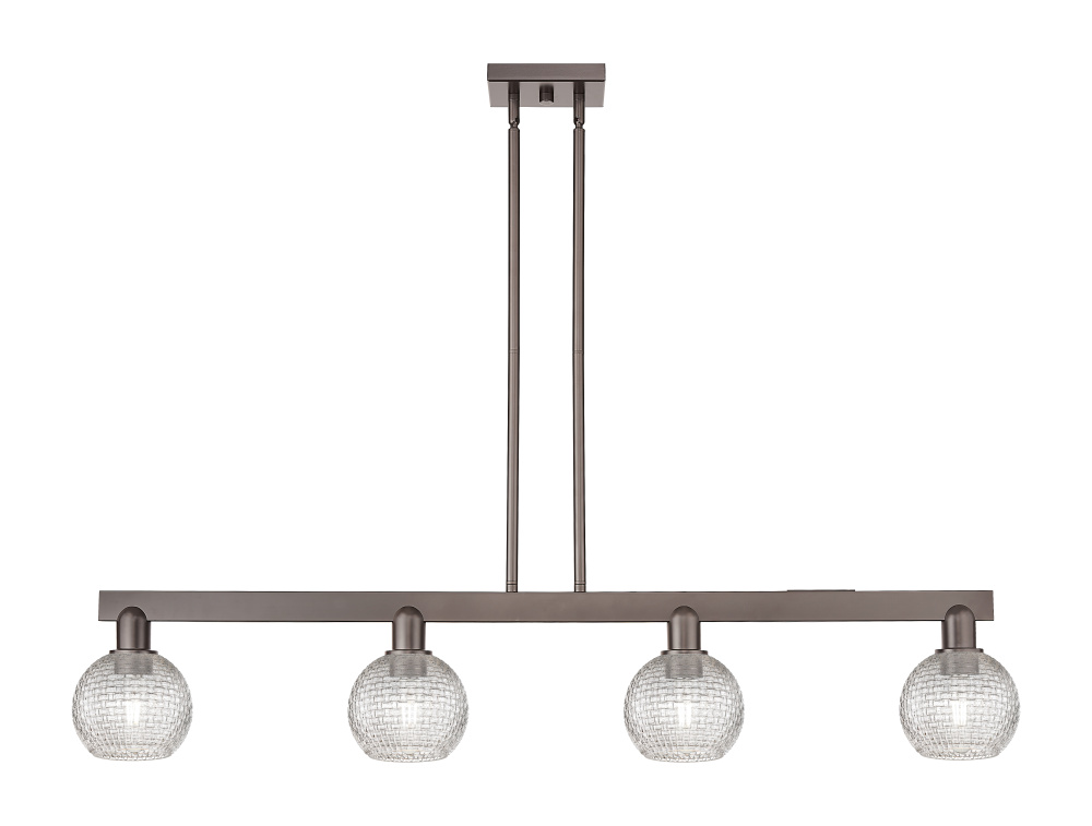 Athens - 4 Light - 49 inch - Oil Rubbed Bronze - Stem hung - Island Light