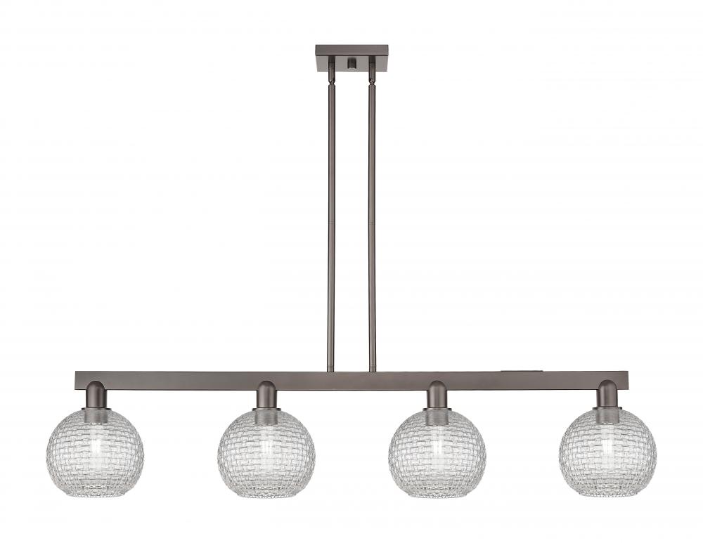 Athens - 4 Light - 51 inch - Oil Rubbed Bronze - Stem hung - Island Light