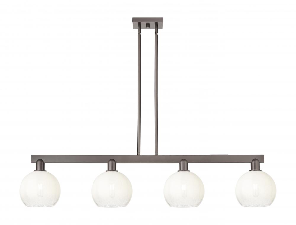 Brookhaven Globe - 4 Light - 48 inch - Oil Rubbed Bronze - Stem hung - Island Light