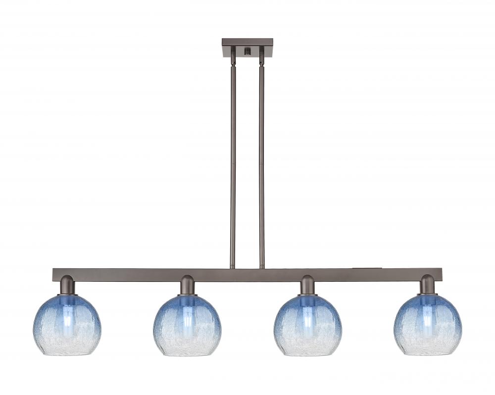 Brookhaven Globe - 4 Light - 48 inch - Oil Rubbed Bronze - Stem hung - Island Light