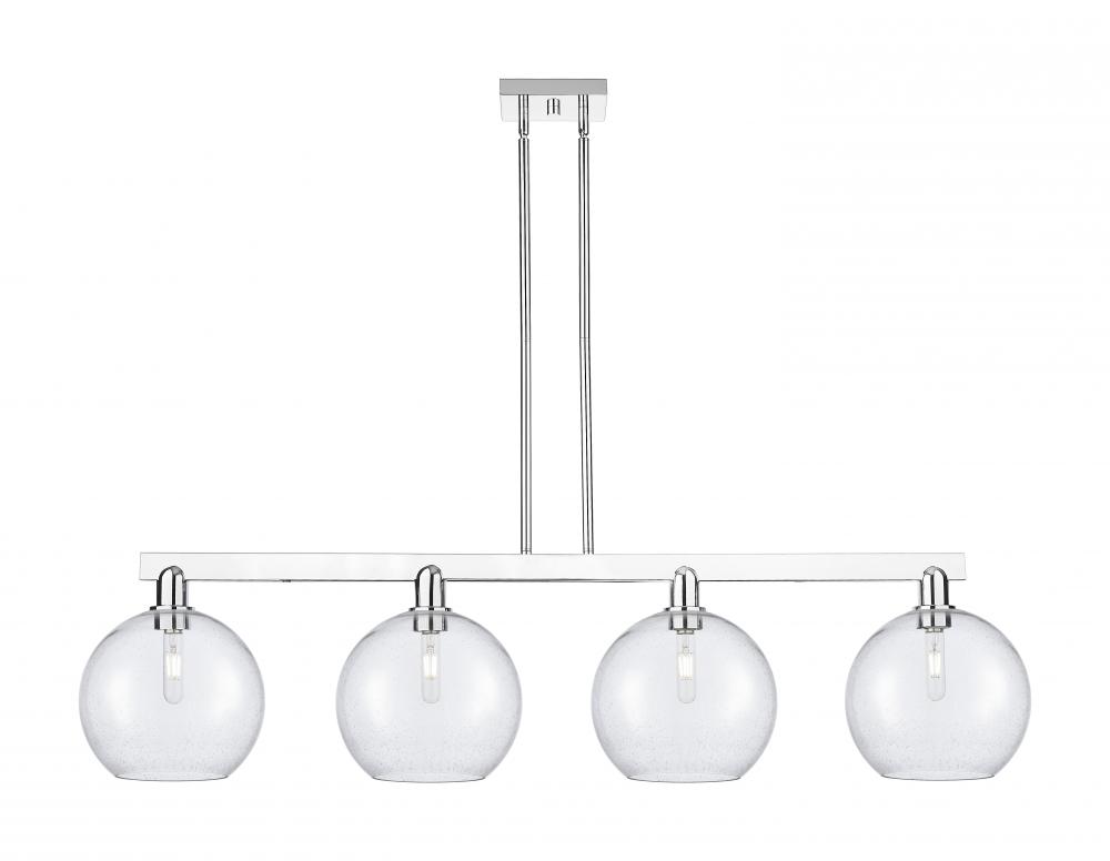 Athens - 4 Light - 53 inch - Polished Chrome - Stem hung - Island Light